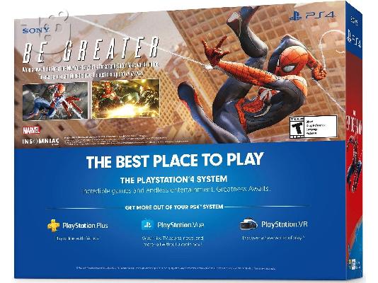 Sony PlayStation 4 Slim Marvel Spiderman Bundle - PS4 Console 1TB